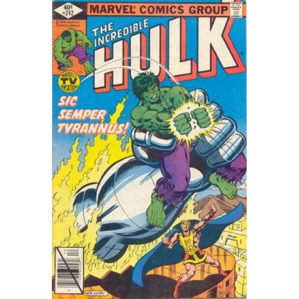 1979 12 The Incredible Hulk 242 Comics Elephant Bookstore