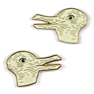 Enamel Pin Badges Duck-Rabbit