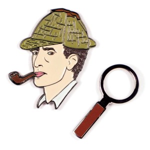 Enamel Pin Badges Sherlock Holmes