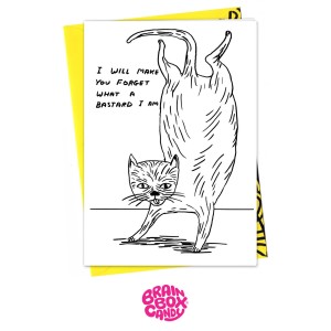 Поздравителна картичка "Котката"