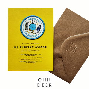 Gift Card - Mr Perfect Award 